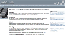 Tablet Screenshot of insolnet.de